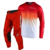 CONJUNTO TROY LEE DESIGNS 2021 GP STAIN'D - VERMELHO / BRANCO